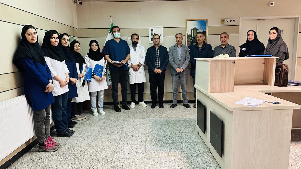 تجلیل از سپیدپوشان هنر و سلامت در بیمارستان پورسینا